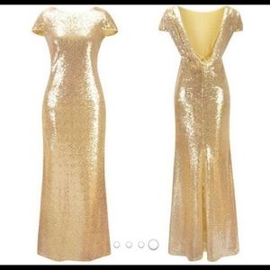 Bridesmaids dress gold BRAND NEW
